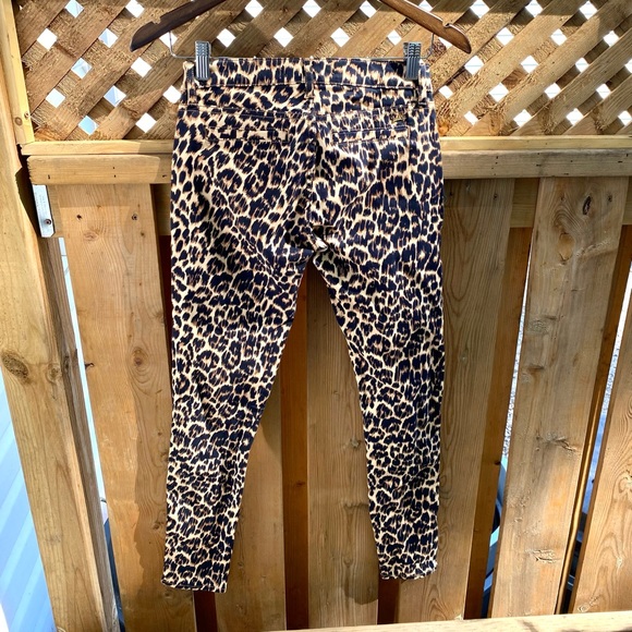 Juicy Couture Women’s Leopard Moto Side Zipper Ankle Pants Size: 0 - Picture 7 of 10